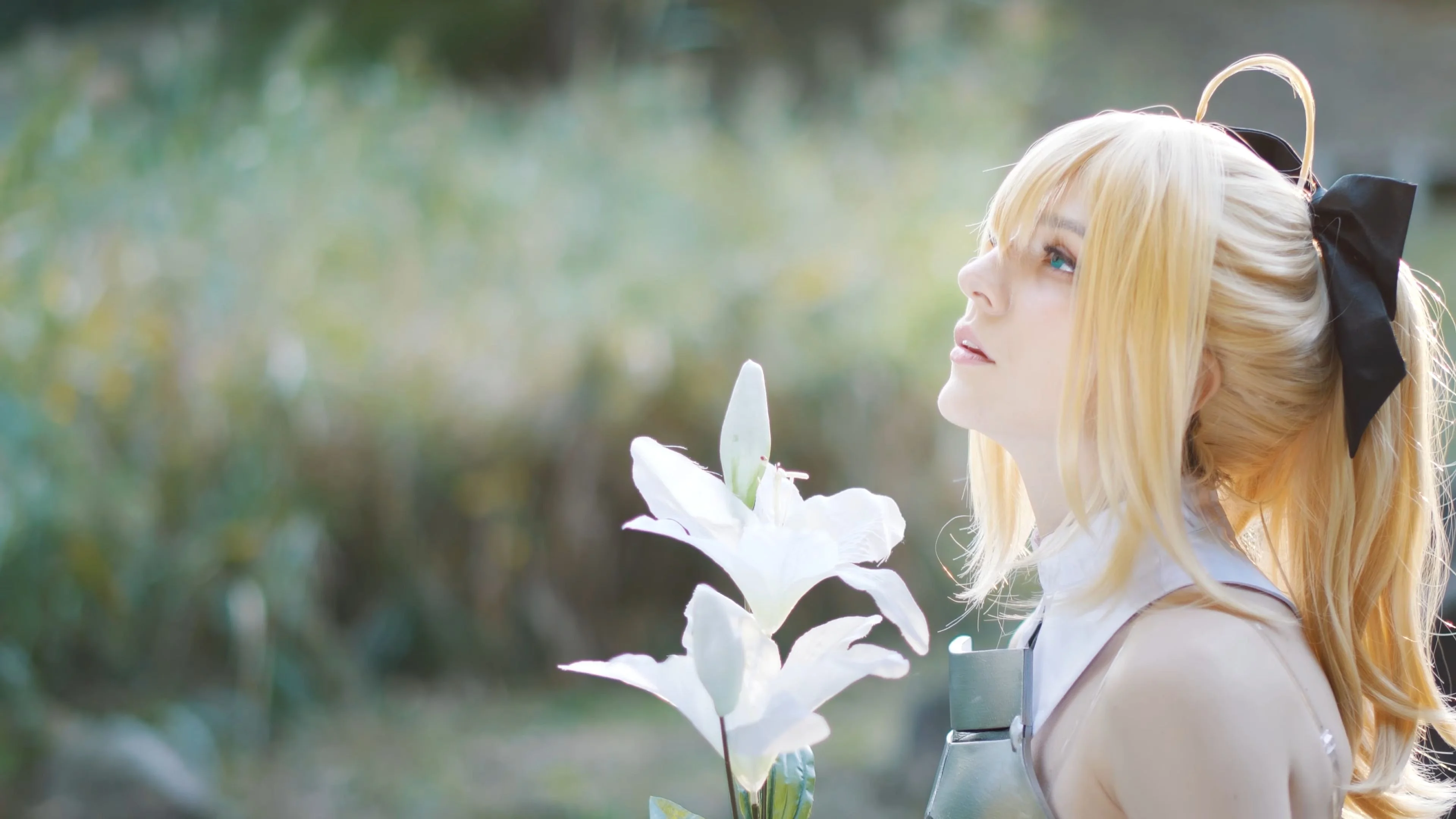 【Saber Lily Cosplay 真的好美呀！】